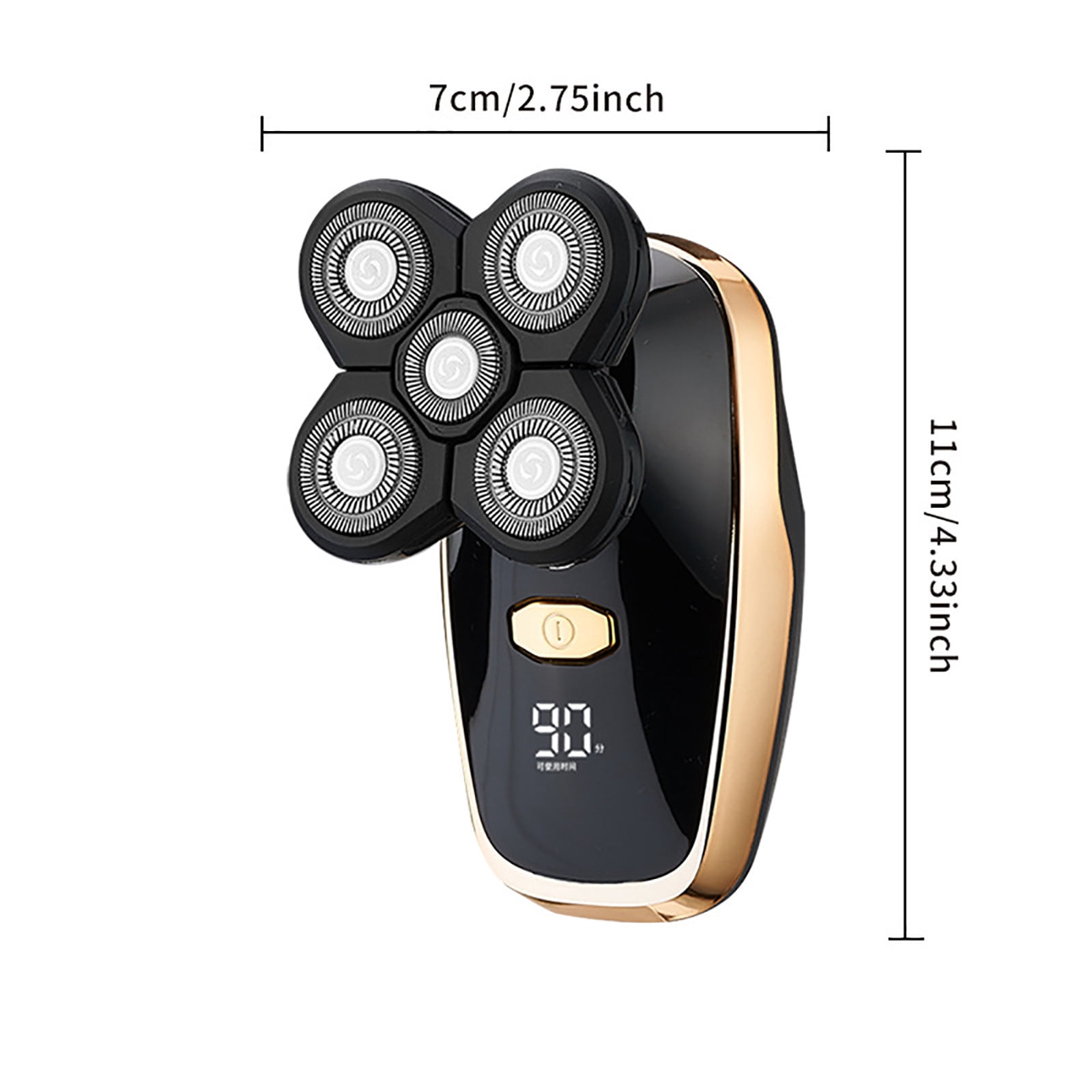 Meitianfacai Head Shavers for Bald Men, Electric Head Shaver, Washable Electric Razor, Dry Wet Use Shaver for Men, USB Charge, LED Display