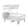 thumbnail image 2 of Pisexur Kitchen Draining Dishs Rack Household Chopsticks Knife And Fork Storage Rack Cup Rack Countertop Drying Dishs Racks Draining Racks White, 2 of 7
