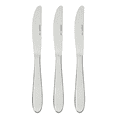 thumbnail image 1 of Mainstays Breck Stainless Steel Dinner Knife, Adult 3 Piece Set, Silver, 1 of 9