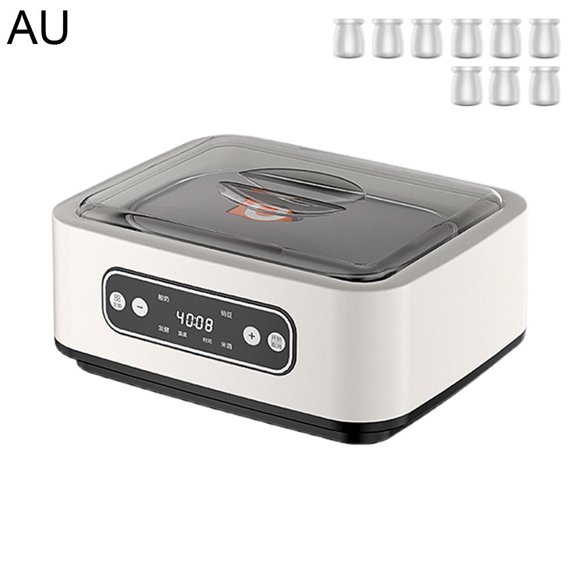 Stainless Steel Yogurt Maker Machine with Temperature Control and 36 Hours Adjustable Time for Home Use