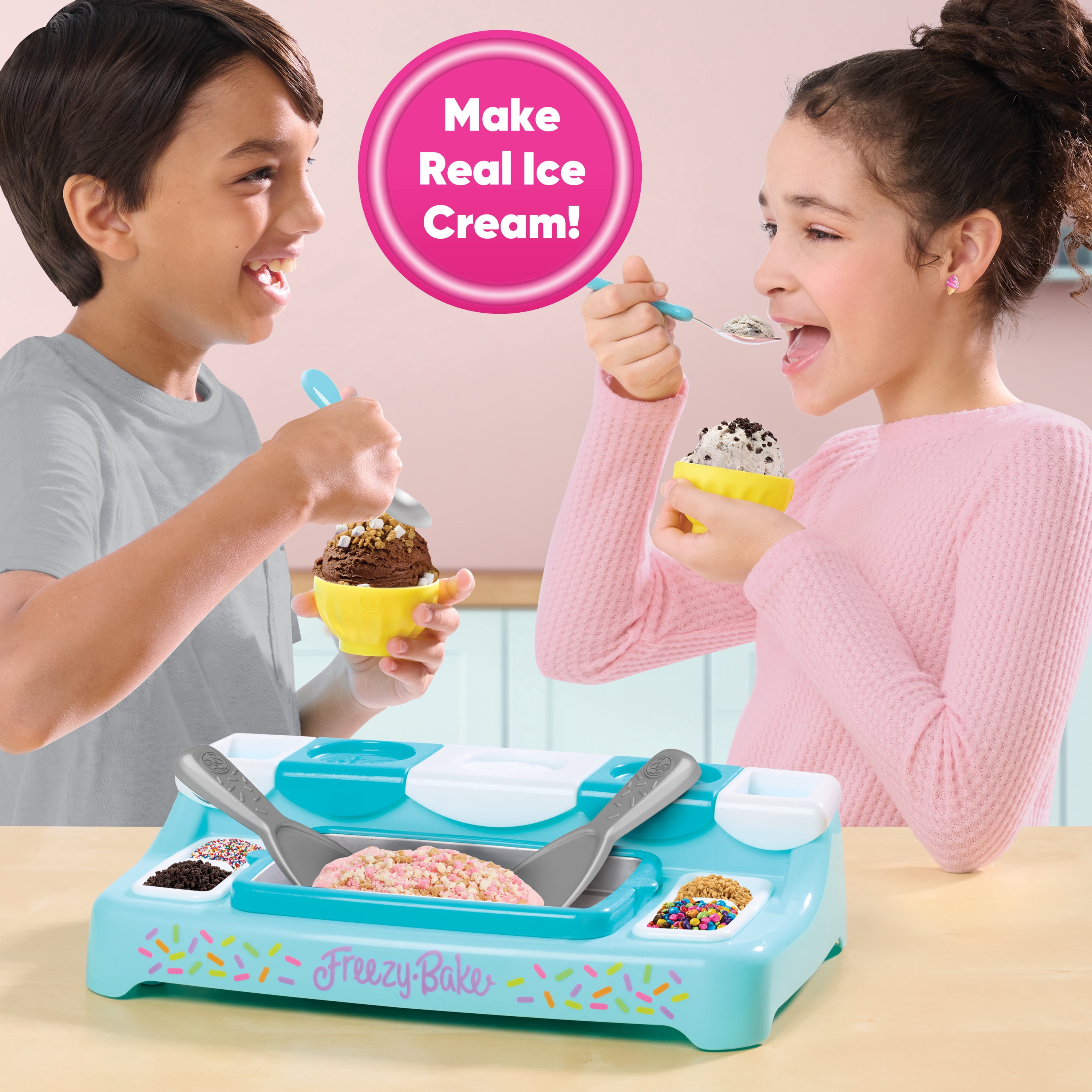 Mélanges à crème glacée aux fraises Freezy-Bake - Shortcake aux fraises et Fraise suprême