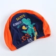 thumbnail image 4 of MIASHUI Boys Swimsuits One Piece Rash Guard Swimwear Zipper Bathing Suit with Hat Swimsuit Set,Dark Blue,5-6 Years, 4 of 8