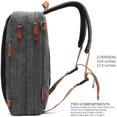 thumbnail image 2 of CUITING Convertible Backpack Shoulder bag Messenger Bag Laptop Case Business Briefcase Leisure Handbag Multi-functional Travel Rucksack Fits 17.3 Inch Laptop For Men / Women / Travel (gre, 2 of 7