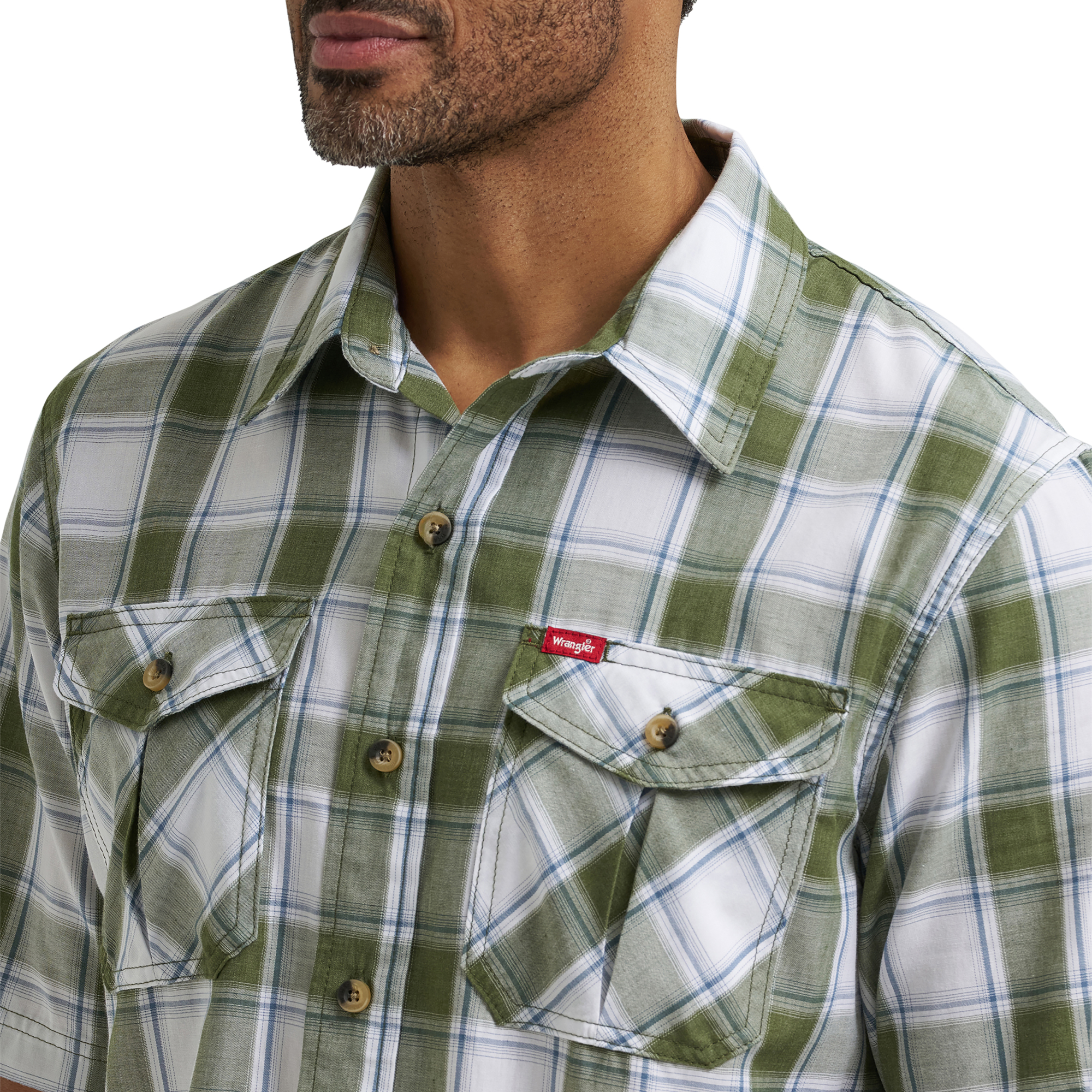 Wrangler® Men's Short Sleeve Woven Shirt