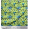 thumbnail image 1 of Soimoi Poly Georgette Fabric Pot & Artistic Flower Fabric Prints By Yard 52 Inch Wide, 1 of 3