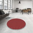 thumbnail image 4 of Ahgly Company Tapis d'Intérieur Lavable en Machine Carré Transitionnel Rouge Canneberge, 8 Pieds Carré, 4 of 7