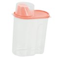 thumbnail image 2 of Pot Scellé avec Couvercle Rangement Alimentaire Pot Scellé avec Distributeur Contenant PP Cuisine Riz Céréales Grains Boîte de Conservation, 2,5 L, Rose, 2 of 9