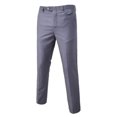 thumbnail image 4 of JUNWELL Men‘s 3 Piece Slim Fit Suit Set  One Button Solid Formal Business Wedding Party Jacket Vest Pants Suit, 4 of 6