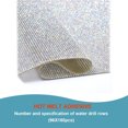 thumbnail image 1 of Baohd Crystal Rhinestone Ribbon Glass Drill Mesh Glitter Clothing Accessories Shiny Sticker Present Decoration DIY Decorating Prop white ABcolor 8 hot melt glue, 1 of 6