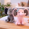 thumbnail image 4 of SUNSIOM Jouets Duveteux pour Enfants, Poupée en Peluche Multicolore en Forme d'Éléphant, 4 of 6