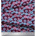 thumbnail image 2 of Soimoi Poly Georgette Fabric Artistic Floral Print Fabric by the Yard 52 Inch Wide, 2 of 3