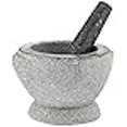 thumbnail image 3 of Libertyware Stone Granite Mortar and Pestle 4 Cup Capacity 8 Inch Gray, 3 of 4
