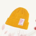 thumbnail image 2 of Tuque Tricotée pour Enfants Tuque pour Enfants Tuque Tricotée Nourrisson Bébé Printemps Automne (Curcuma), 2 of 4