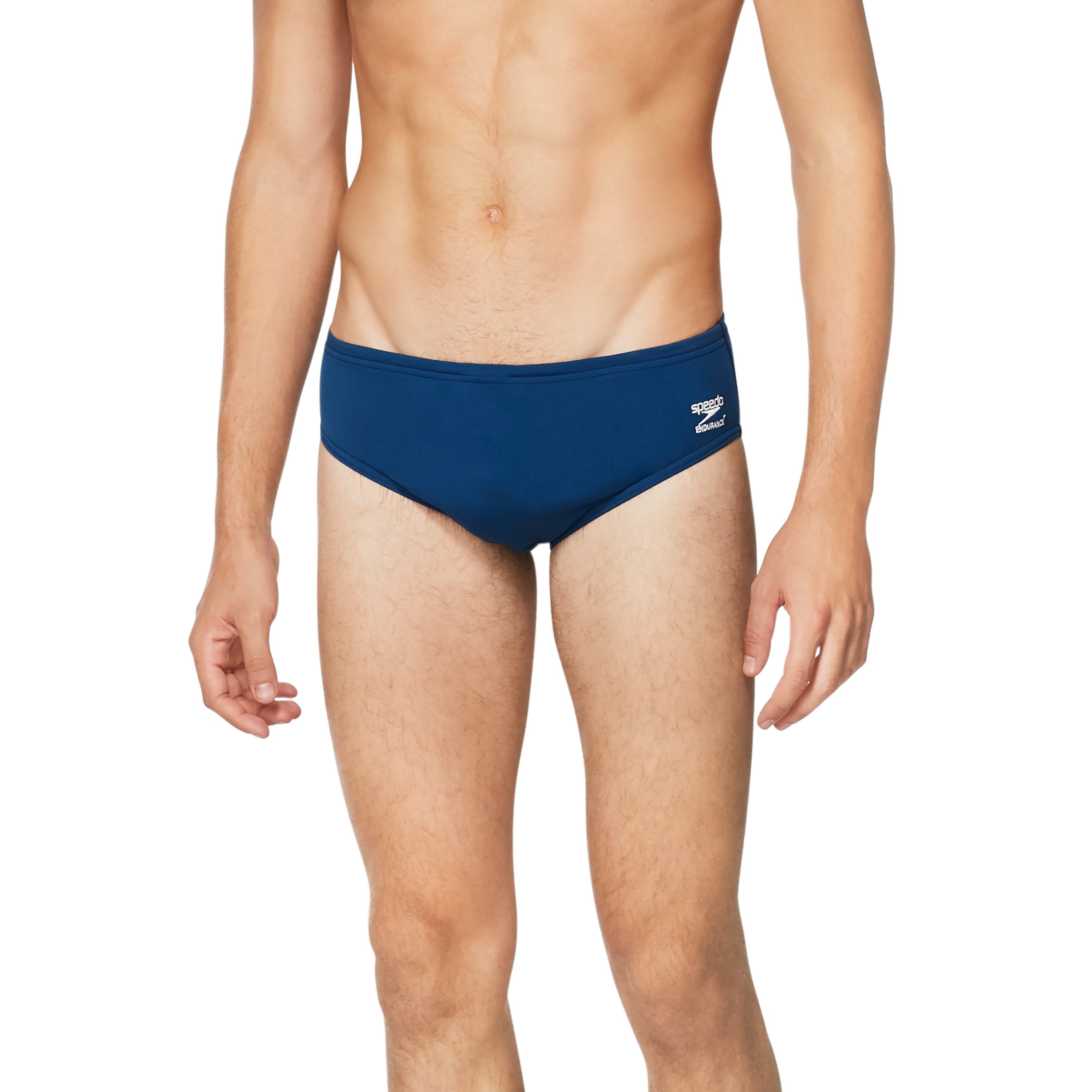 Speedo Men's Adult Swimsuit Brief Endurance+ Solid - Navy, Size: 40