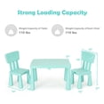 thumbnail image 2 of Gymax Kids Table & 2 Chairs Set Toddler Activity Play Dining Study Desk Baby Gift Green, 2 of 9
