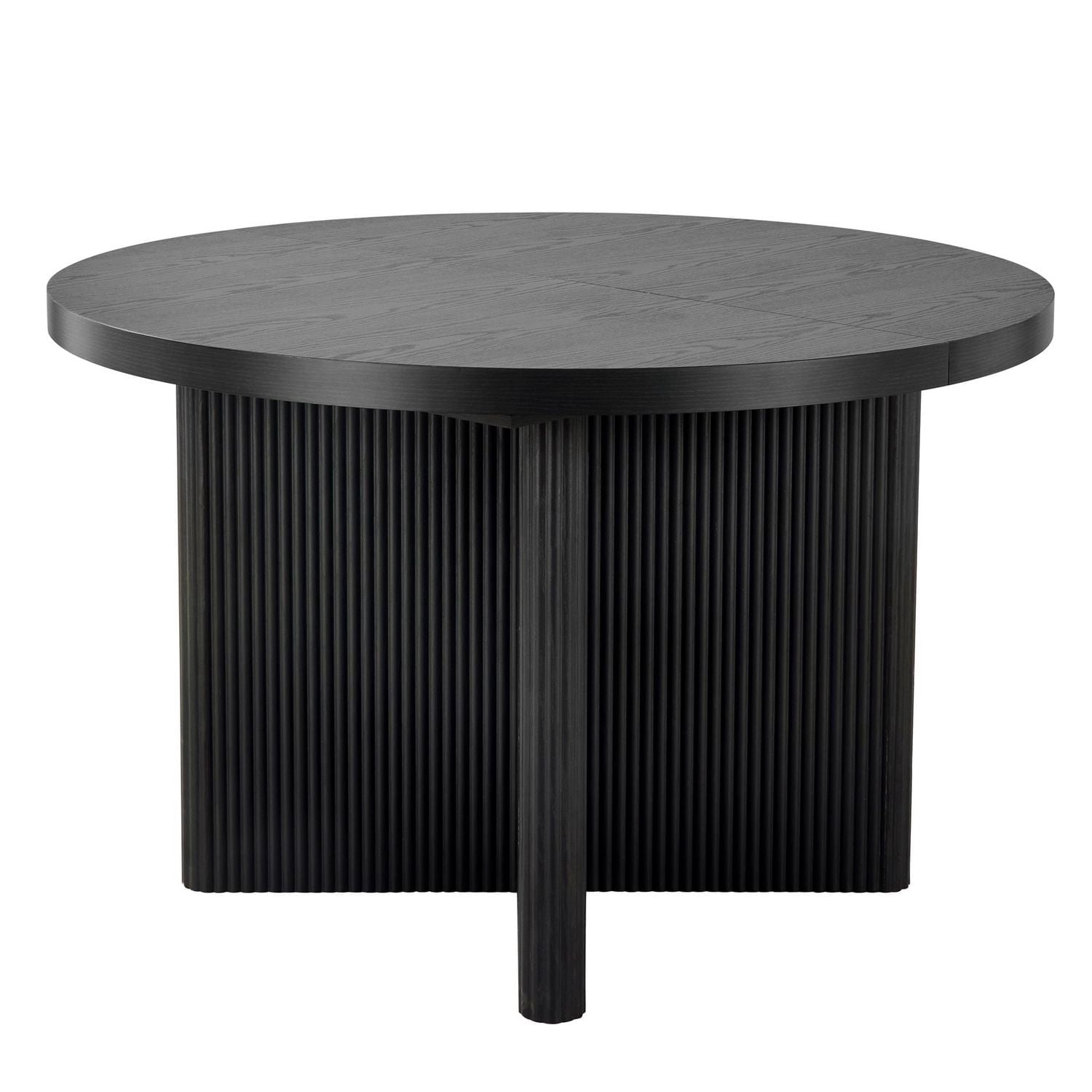 Better Homes & Gardens Lillian Fluted Round Expandable Dining Table