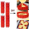 thumbnail image 4 of ZheElen 4piece Non-Stick Silicone Cake Mold Easy To Clean Flexible And Lightweight red 1Set, 4 of 6