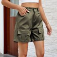 thumbnail image 2 of FJUCHAI Shorts Cargo en Denim pour Femmes Short Actif Extérieur Été pour Femmes S-TTG, 2 of 10