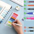 thumbnail image 3 of 2000 Pcs Onglets Autocollants pour Annoter des Livres Notes Autocollantes Transparentes Onglets de Livre pour Classeurs Marqueurs de Page pour Cahiers Onglets Multicolores Inscriptibles et Repositionnables Drapeaux de Livre Onglets Onglets de Bande Onglets d'Index, 3 of 4