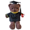 thumbnail image 2 of HWRETIE Graduation Teddy Bear 2023 Plush Toy With Black Graduation Cap 11.8 Inch College Graduation Gift Decoration, 2 of 2