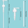 thumbnail image 2 of Jinsinto 6 Pieces White Coffee Syrup Pump Syrup Bottle Pump Lotion Pump for Bottles, Coffee Syrups, Snow Cones and Flavorings (8 ml), 2 of 7