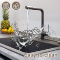 thumbnail image 3 of Non-Stick Rib Rack Stainless Steel - Rib Racks for Grilling - Easy to Use and Clean BBQ Rib Rack for Grill - Premium Durable Rib Rack Stainless Steel, 3 of 7