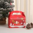 thumbnail image 2 of Qocolhg Outdoor Christmas Decorations Indoor, Christmas Series Cardboard Gift Box 4 Pack Gift Packaging Box Candy Gift Box Handheld Gift Box, Christmas Home Party Decor Clearance, 2 of 6