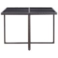 thumbnail image 5 of vidaXL 9 Piece Outdoor Dining Set with Cushions Poly Rattan Brown, 5 of 5
