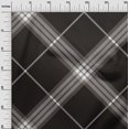 thumbnail image 2 of oneOone Cotton Poplin Fabric Tartan Check Printed Fabric 1 Yard 56 Inch Wide, 2 of 4
