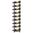 thumbnail image 2 of Gymax 9 Bottles Wall Mounted Wine Rack Metal Wine Display Holder Organizer, 2 of 10