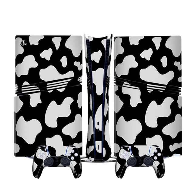 Compatible With PS5 Pro Consoles Cartoon Anime Stickers Set, Cute Custom Decals with Game Controller Skin