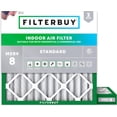 thumbnail image 1 of Filterbuy 19x19x2 Air Filter MERV 8 Dust Defense, HVAC AC Furnace Air Filters Replacement (2-Pack), 1 of 9