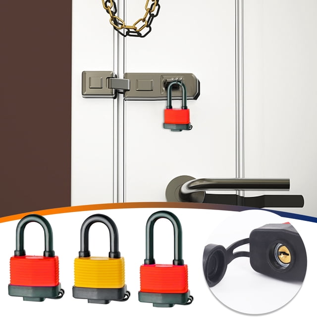 Vaidha Outdoor Lasagna Padlock Outdoor Rainproof Rustproof Locks Locks Door Locks Patio Door Large Locks Copper Lock Cylinder Locks