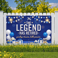 thumbnail image 5 of Decorative Design Retirement Party Banner Airplane Travel Themed Balloon Celebration for Office Party Event Decoration Photo Background, 5 of 5