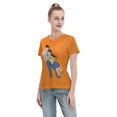 thumbnail image 4 of T-Shirt Basique à Manches Courtes pour Femmes Conan and Xiaolan, 4 of 6