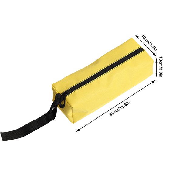 Agiferg Repair Tool Organizer Storage Bag Oxford Cloth Small Tool Bag With Zipper Waterproof Pocket Tool Holder