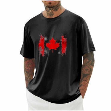 Styesk T Shirts for Man Print Round Neck Casual Fashion Short Sleeve Round-Neck Blouses Shirts
