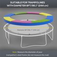 thumbnail image 4 of Soozier Coussin de Ressort pour Trampoline 8 Pi, Imperméable, Multicolore, 4 of 10