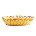 thumbnail image 2 of Amzcrzy Snack Basket Imitation Rattan Fruit Snack Basket Woven Basket Popcorn Basket French Fries Fruit Basket Dorm Room Essentials Kitchen Appliances Home and Kitchen Storage Cabinet, 2 of 6