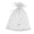 thumbnail image 1 of MesaSe 50PCS Christmas Drawstring Gift Bags Transparent  Stocking Bags for Candy Cookie Chocolate  White, 1 of 6