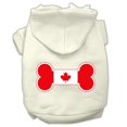 thumbnail image 1 of Sweat à Capuche en Forme d'Os Drapeau Canadien Crème TTG (18), 1 of 1