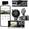 thumbnail image 1 of EIMELI Dash Cam Front and Inside 1080P FHD Dash Camera for Cars with Infrared Night Vision 140 Degrees Wide Parking Monitor Loop Recording APP, 1 of 5