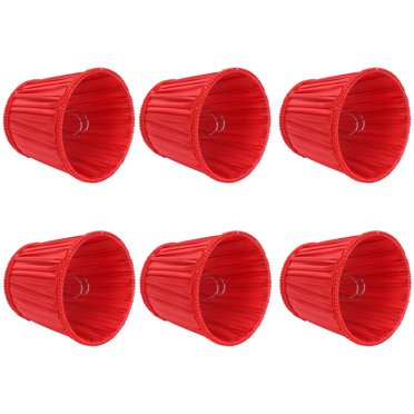 Abat-Jour de Lustre, 6 Pcs Abat-Jour Moderne en Tissu Européen Matériaux de Qualité