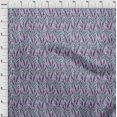 thumbnail image 4 of oneOone Rayon Purple Fabric Floral Sewing Craft Projects Fabric Prints By Yard 56 Inch Wide, 4 of 4