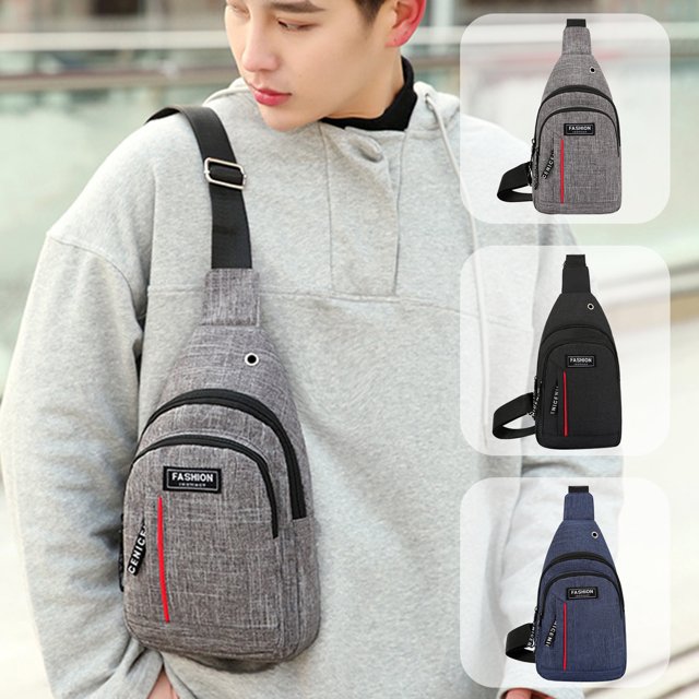 Vaidha Strap Bag Crossbody Backpack Men Ladies Strap Backpack Hiking Backpack Multipurpose Messenger Chest Bag