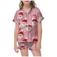 thumbnail image 1 of WEAIXIMIUNG Pajamas For Children Shirt And Pant Matching Set Sleepwear Set With Pockets For Christmas 2-3 Years, 1 of 4