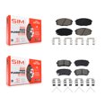 thumbnail image 1 of SIM Front Rear Semi-Metallic Brake Pads Kit for Car Hyundai Kona Kia Seltos KSM-100684, 1 of 8