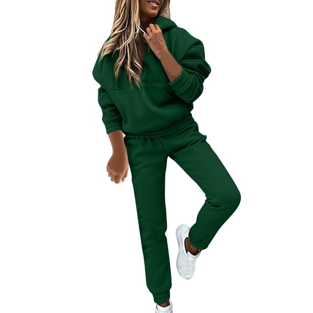 Wlynlyn Womens 2 Piece Outfits Oversized Sweatshirt Sweatpants Fall Tracksuit Sweatsuits Matching Lounge Sets S-XL