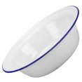 thumbnail image 4 of 1Pcs Bassin en Émail Rétro Rond Blanc Bol en Porcelaine pour Faire de la Pâte Cuisine, 4 of 8