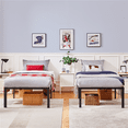 thumbnail image 2 of Yaheetech Metal Platform Bed Frame, Twin XL, Steel Slat Support and Durable Steel Framework, Twin XL, 2 of 9